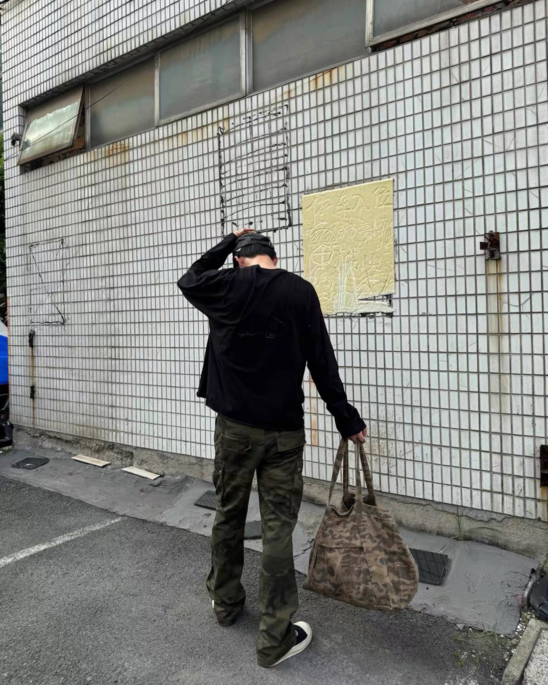 Camo Flare Cargos — Washed Cotton Ripstop