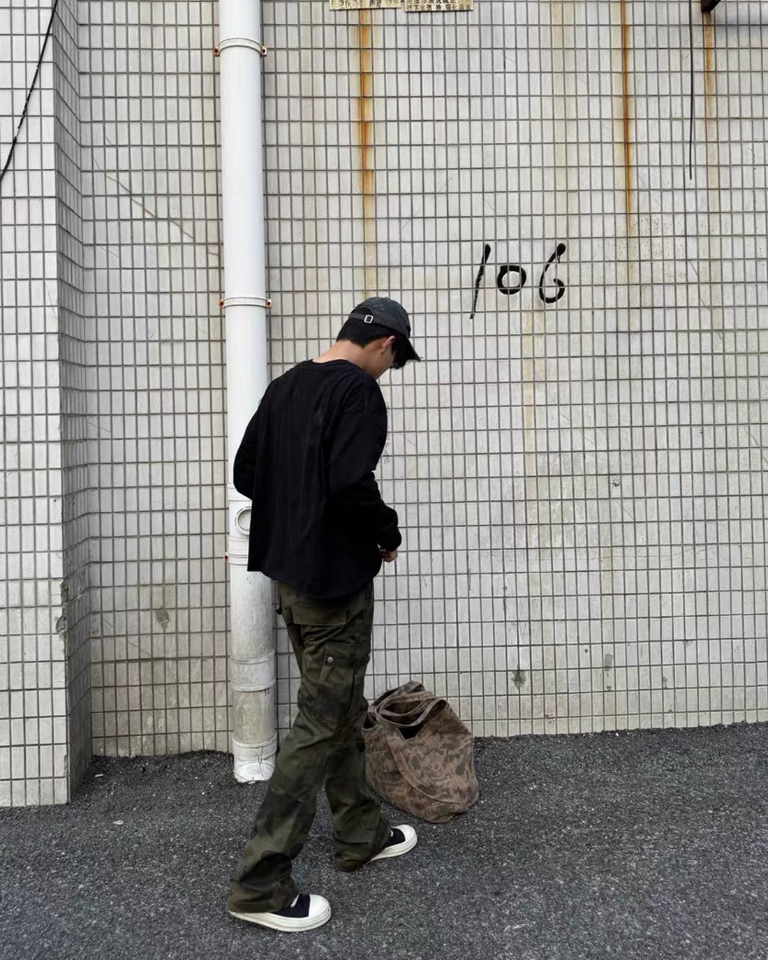 Camo Flare Cargos — Washed Cotton Ripstop