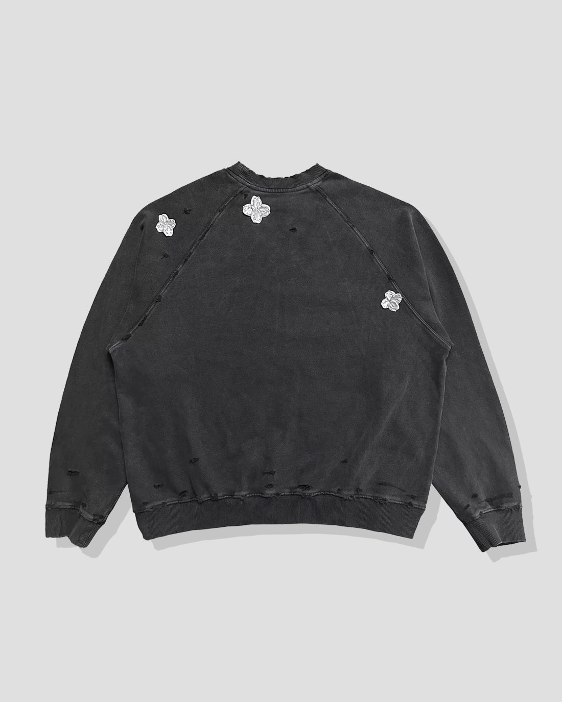 Forged Flowers Sweater – Washed Graphite