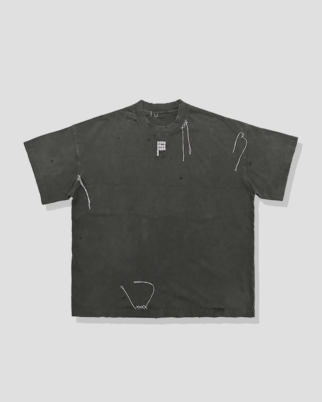 Reconstructed Tee — Washed Grey