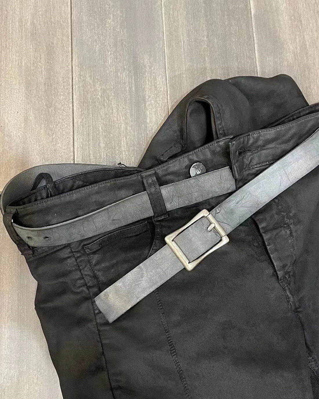 Belt No.7 — Oxidized Slate Leather