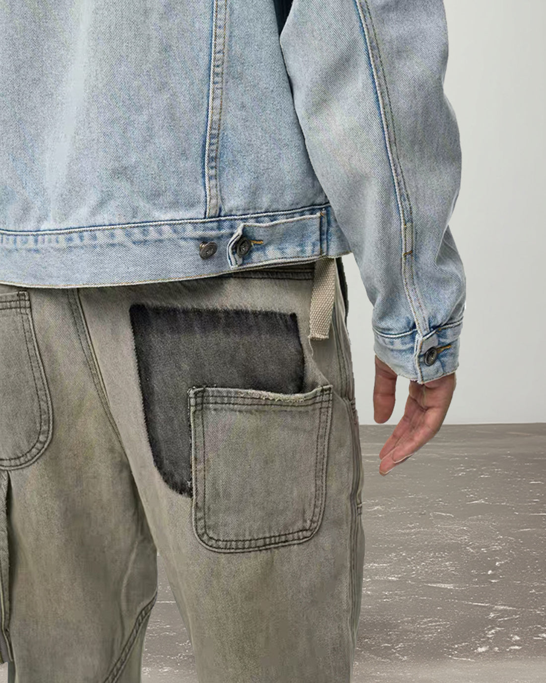 Deconstructed Utility Denim