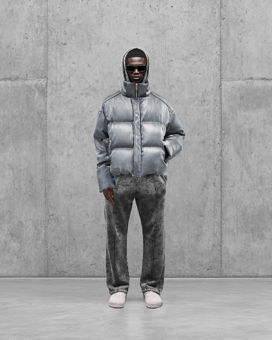 Liquid Metal Puffer – Graphite & Silver