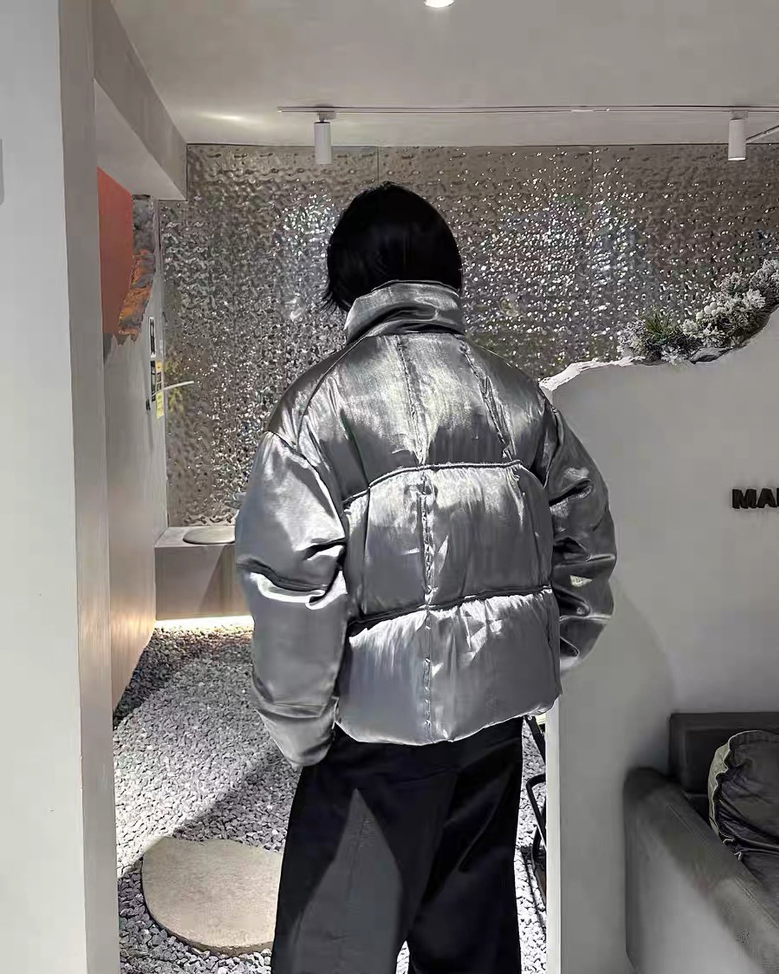 Liquid Metal Puffer – Graphite & Silver