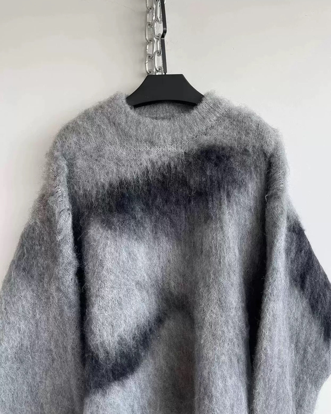 DUST FADE KNIT — Hand-Brushed Gradient Sweater