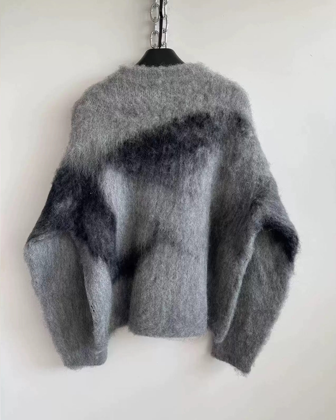 DUST FADE KNIT — Hand-Brushed Gradient Sweater