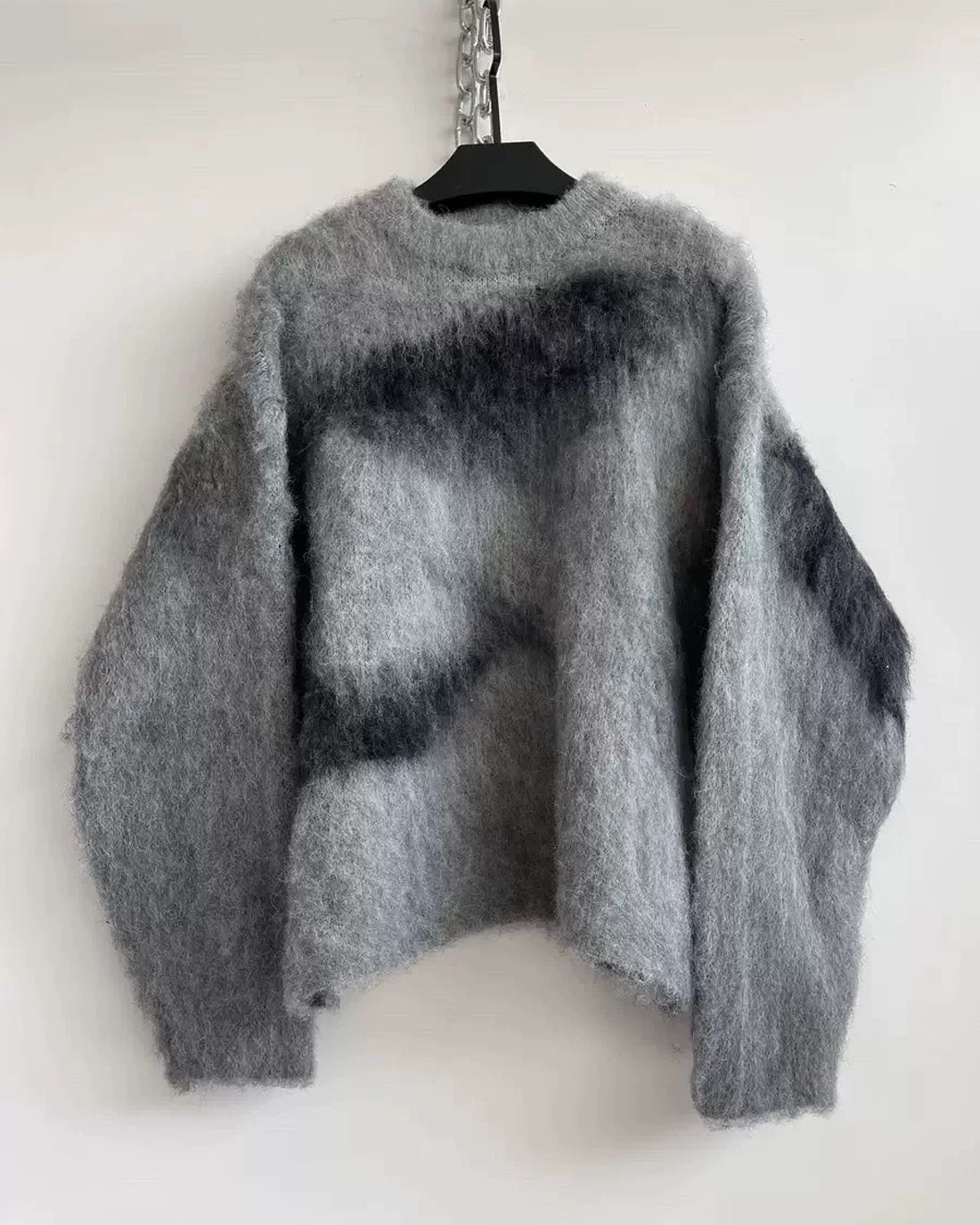 DUST FADE KNIT — Hand-Brushed Gradient Sweater