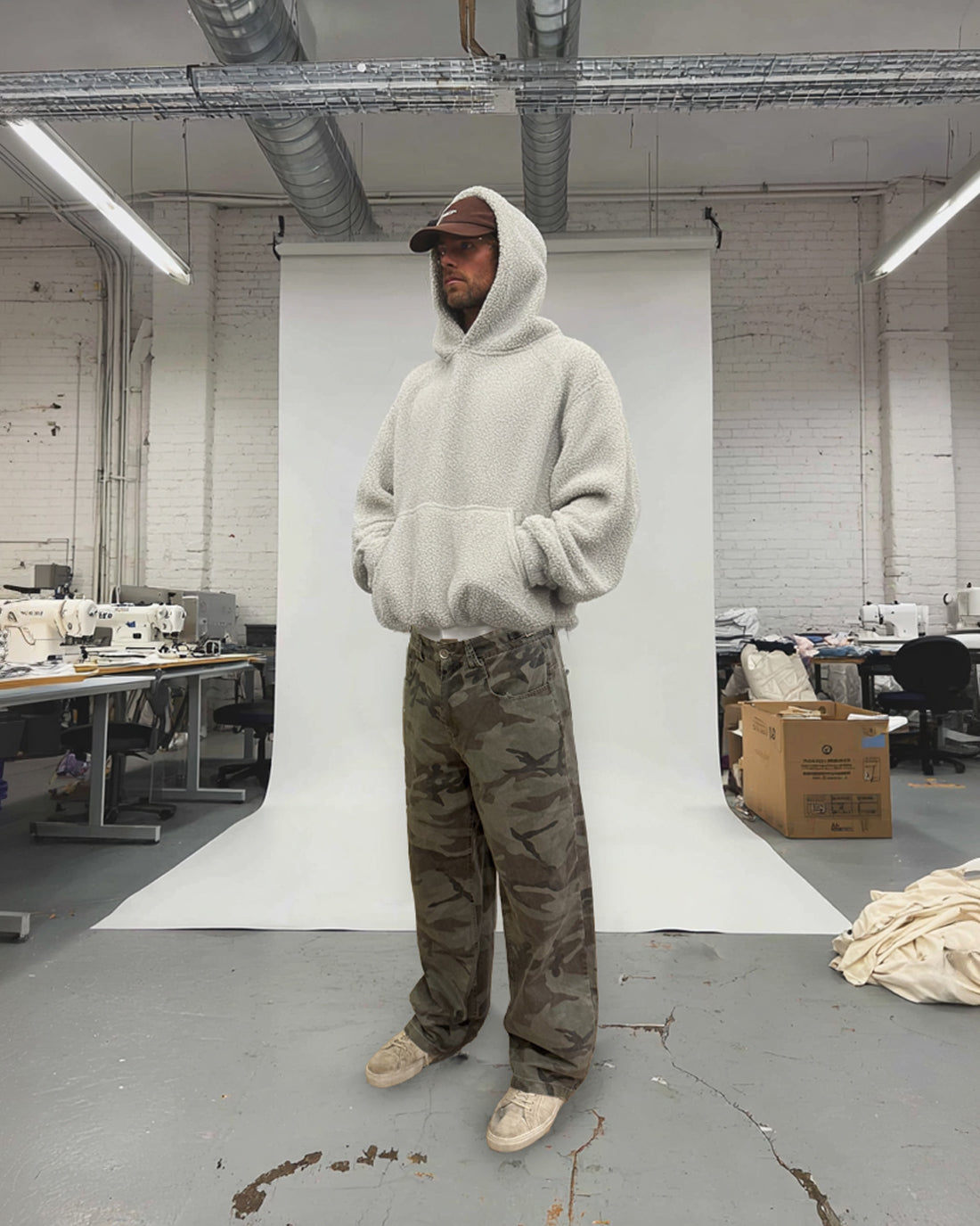 Vintage-inspired Camo Denim