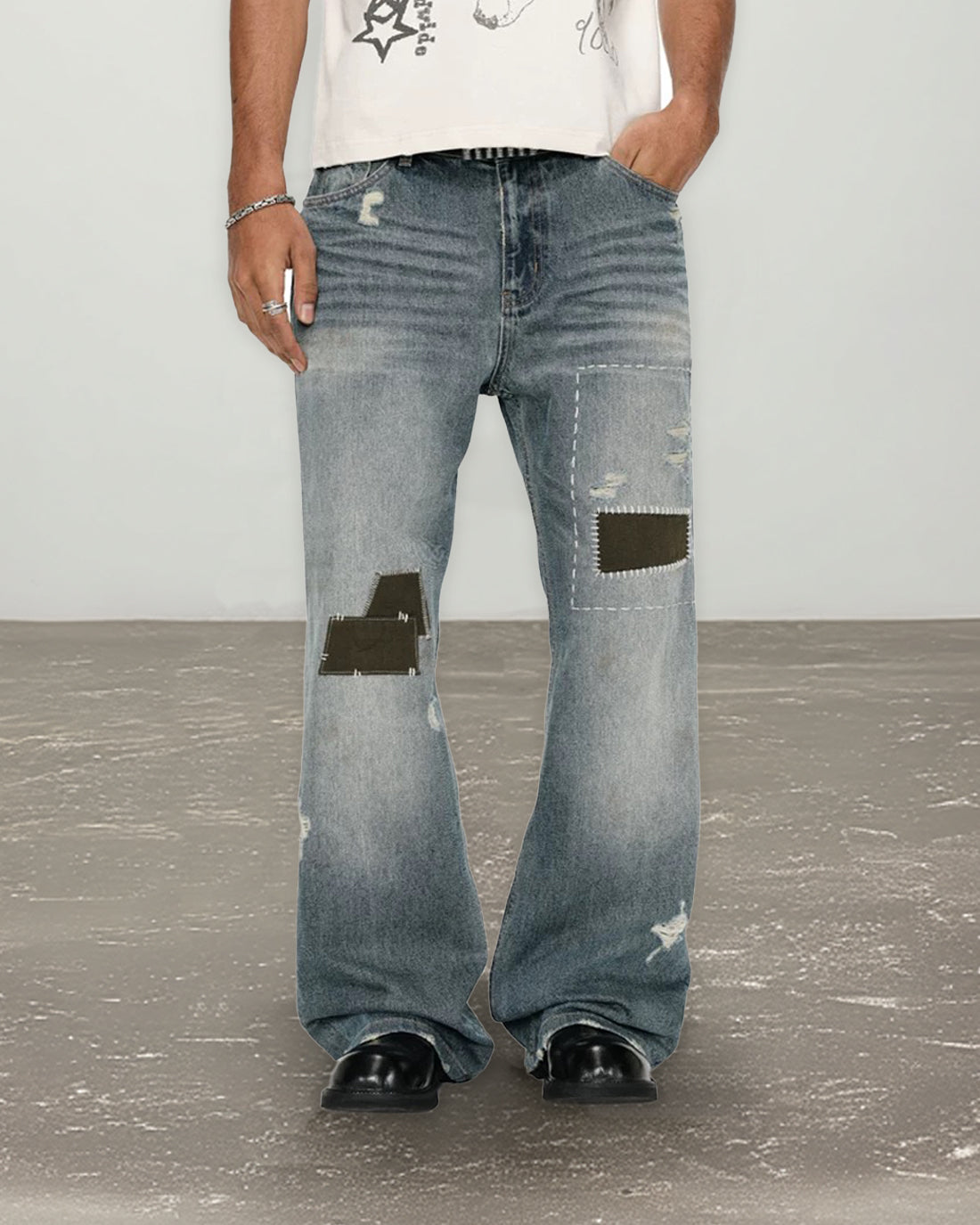 Reworked Artisan Patch Denim