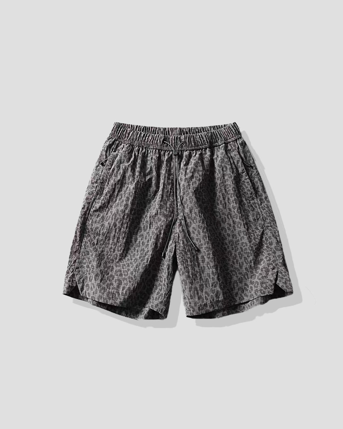 Leopard Swim Shorts — Charcoal – Saint Kane