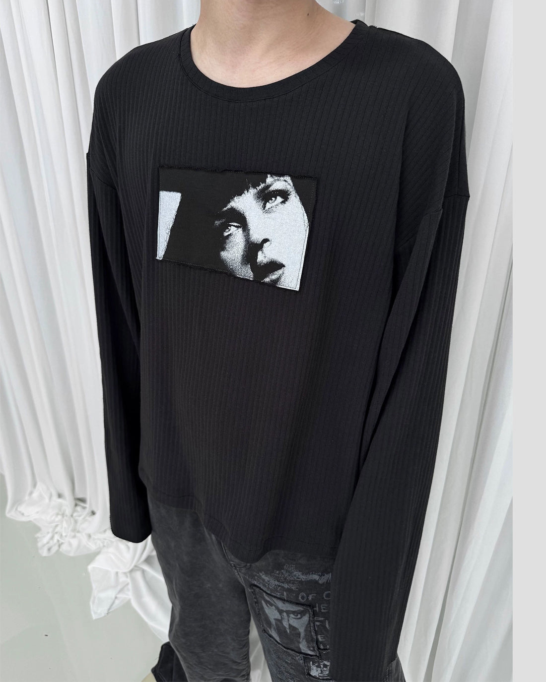 Long Sleeve Ribbed Tee – La Femme Rêvée